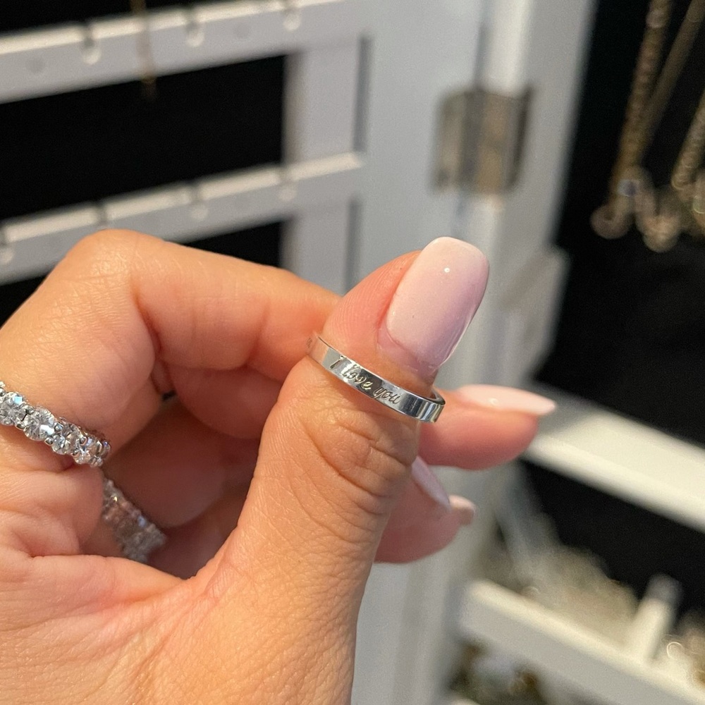 Tiffany & Co I love you ring